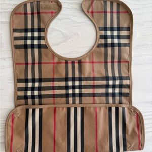 Burberry Plaid Baby Bib